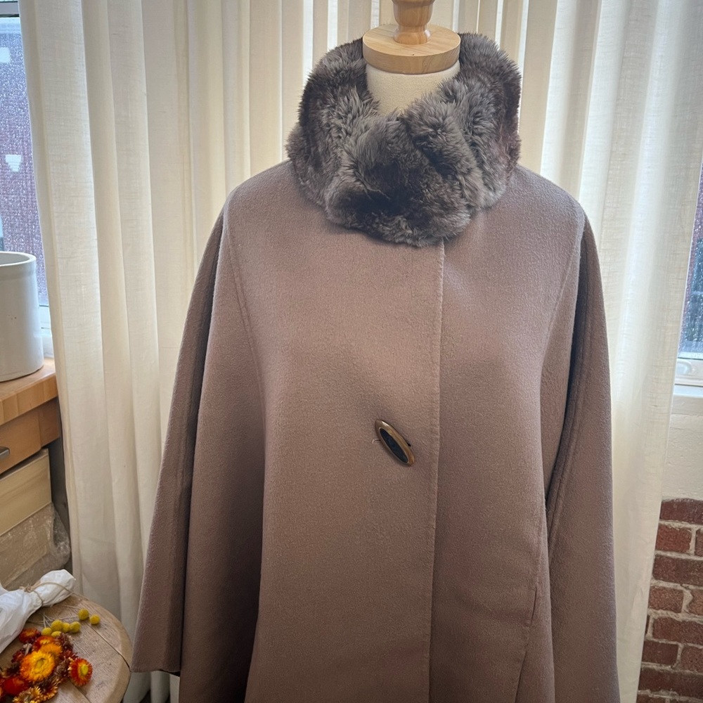 LORO PIANA Cashmere & Mink Cape